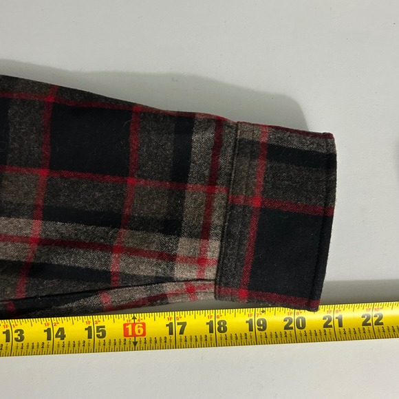 Pendleton Mens Lodge Wool Button Up Plaid Shirt Size Large - Picture 10 of 11